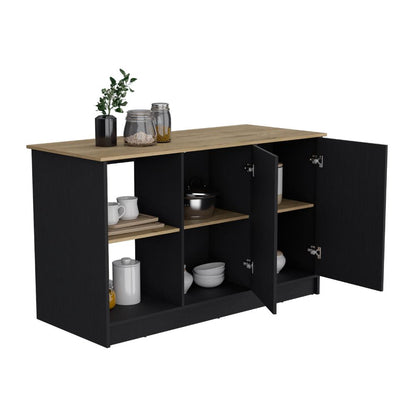 Isla De Cocina Halira Wengue Macadamia