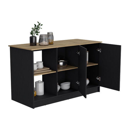 Isla De Cocina Halira Wengue Macadamia