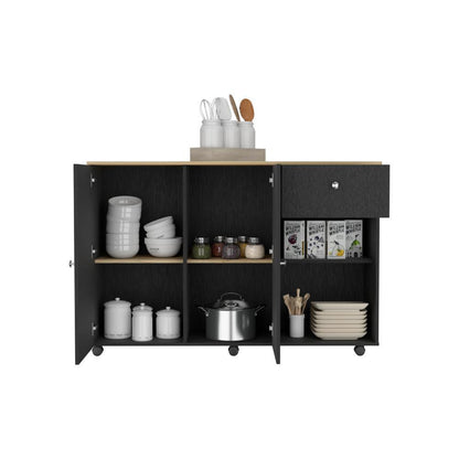 Isla De Cocina Amione Wengue Y Macadamia