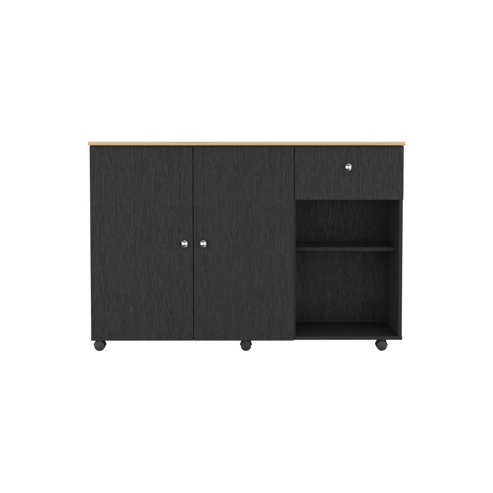Isla De Cocina Amione Wengue Y Macadamia