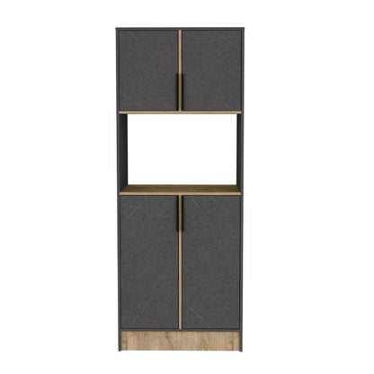 Modulo Microondas Plinka Gris Y Macadamia
