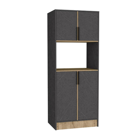 Modulo Microondas Plinka Gris Y Macadamia