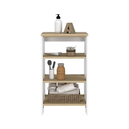 Organizador De Baño Halery Duna Y Blanco