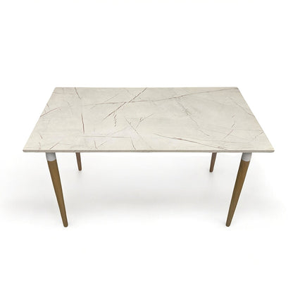 Mesa de Comedor Premium Haby blanco