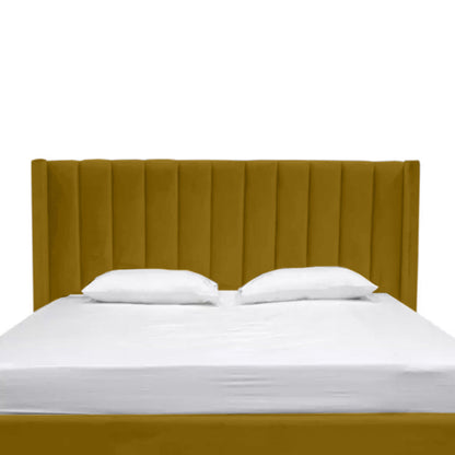 Espaldar de Cama King Julieta  mostaza