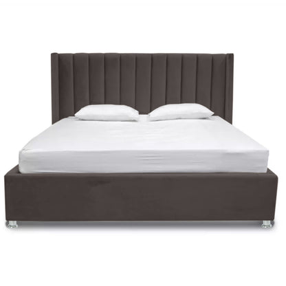 Base Cama Con Espaldar Sencillo Julieta Cafe