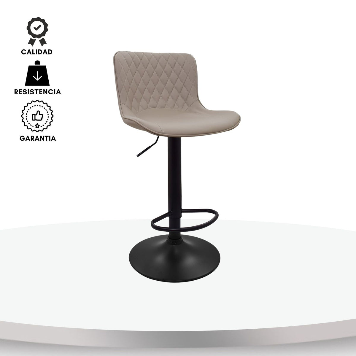 Silla de Barra Creta Cafe Claro