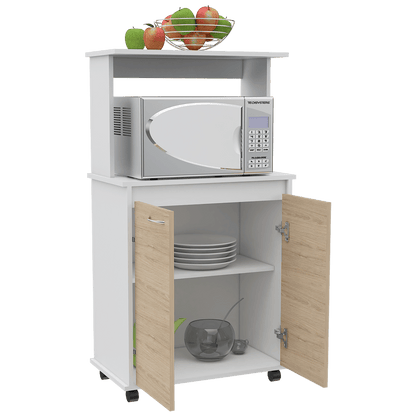 Mueble Cocina Stich  Blanco Y Rovere