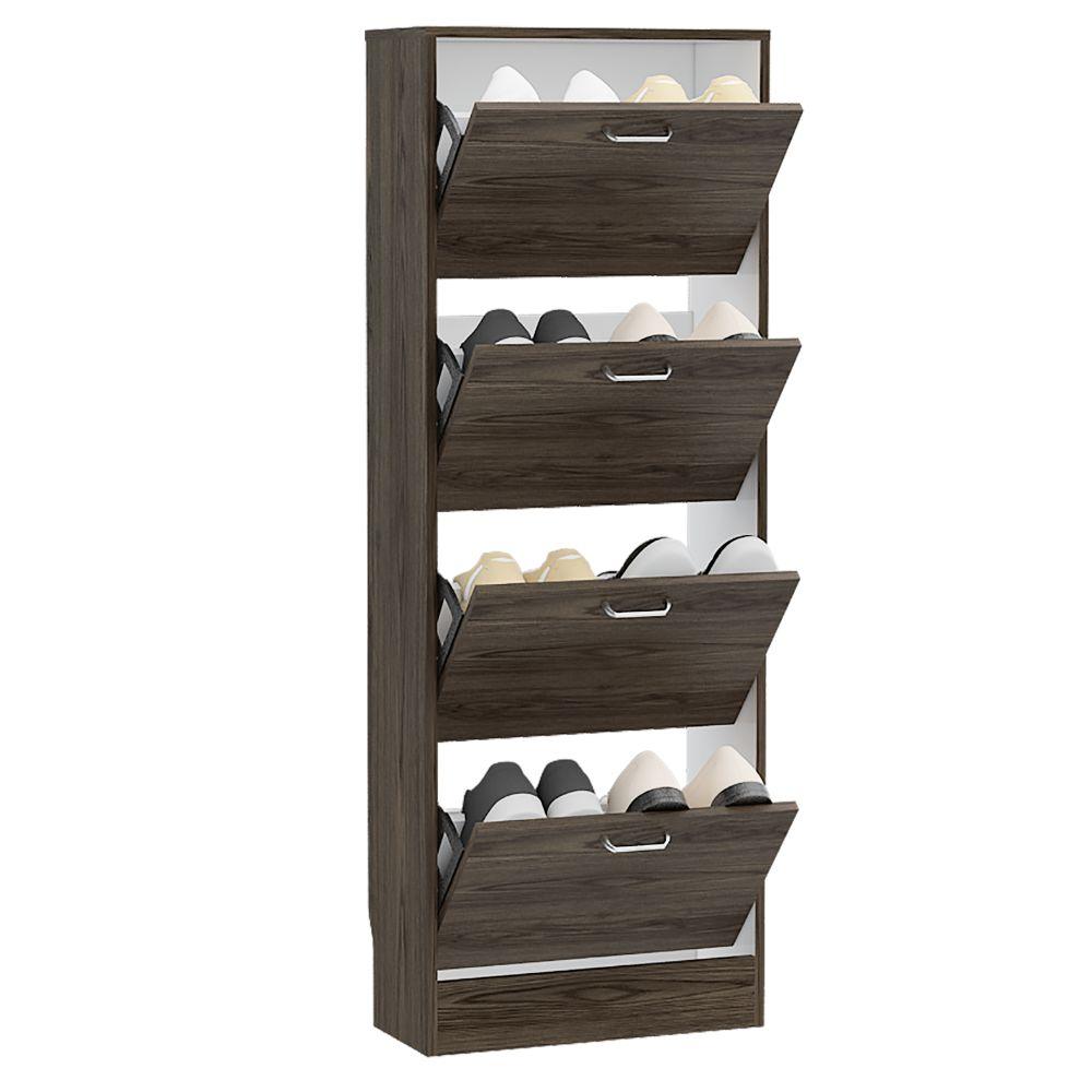 Organizador De Zapatos Thalyn 51 Coñac Y Blanco