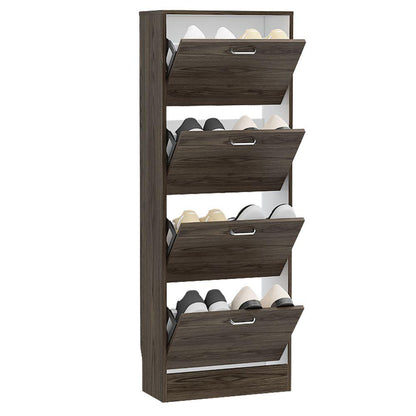 Organizador De Zapatos Thalyn 51 Coñac Y Blanco
