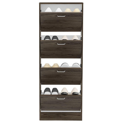 Organizador De Zapatos Thalyn 51 Coñac Y Blanco