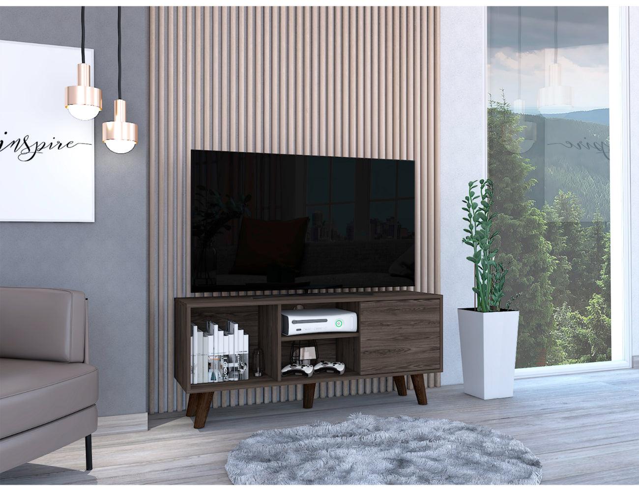 Mesa Para Tv Ventino Coñac Para Tv De 65"