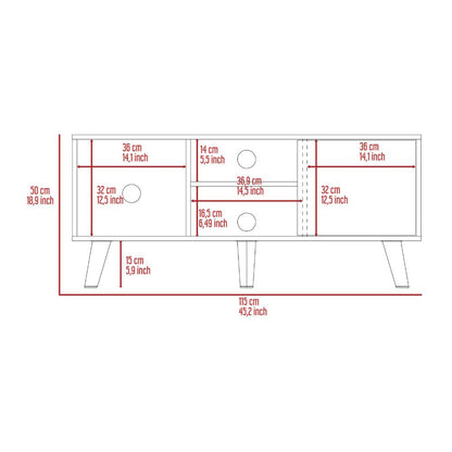 Mesa Para Tv Ventino Coñac Para Tv De 65"