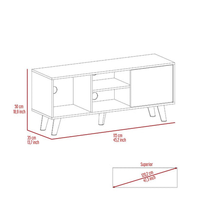 Mesa Para Tv Ventino Coñac Para Tv De 65"