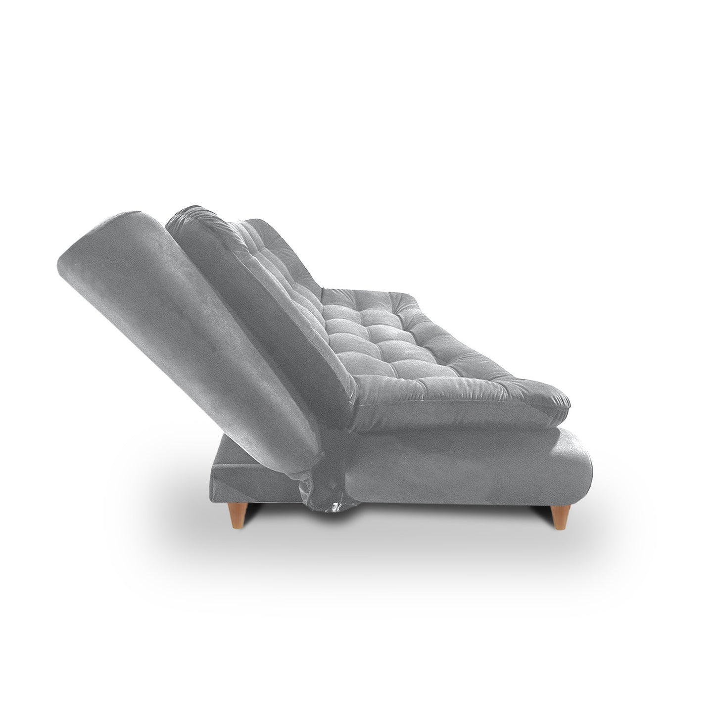 Sofa cama 3 Posiciones Clic Clac Kloe gris 170 cm