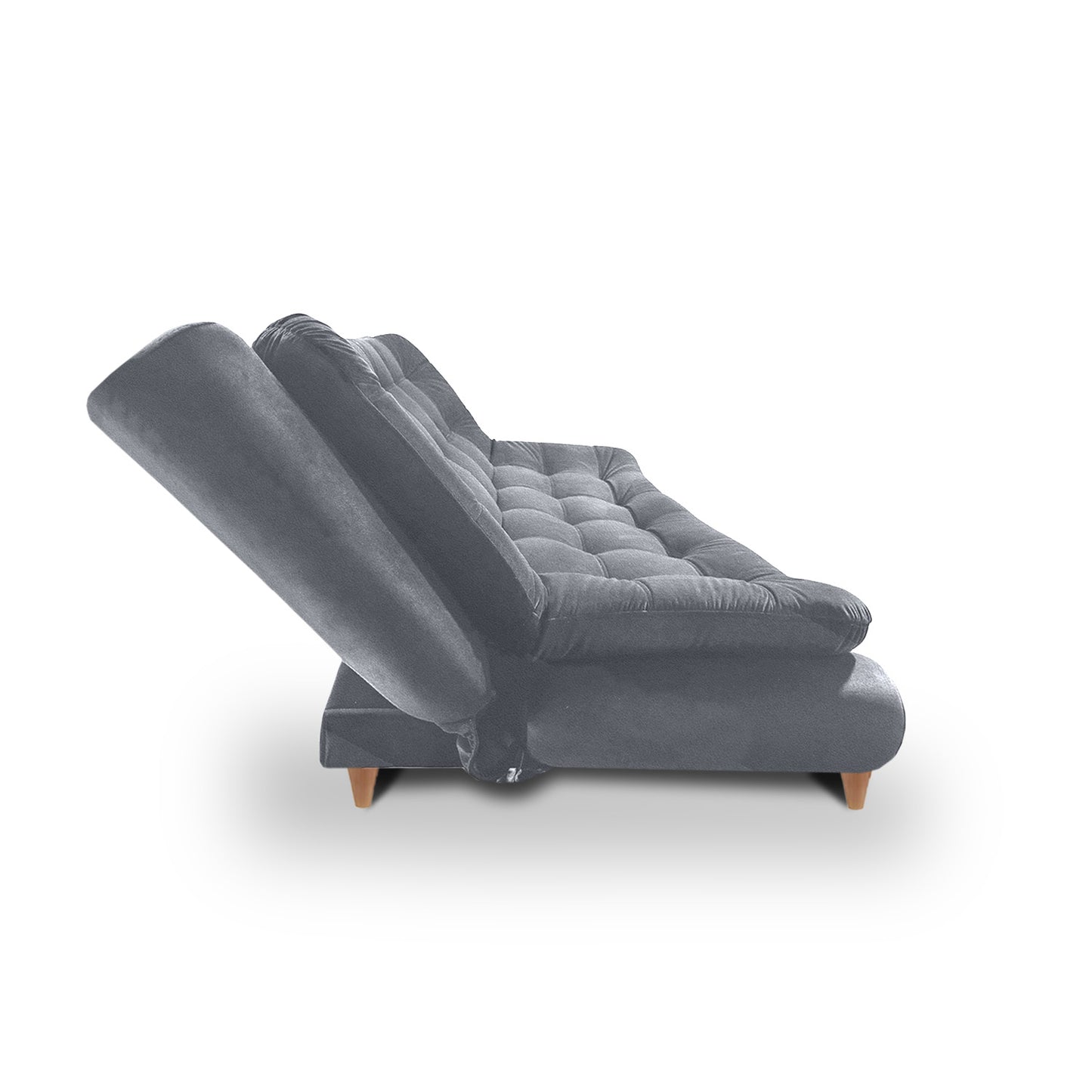 Sofa cama 3 Posiciones Clic Clac Kloe gris plomo 180 cm