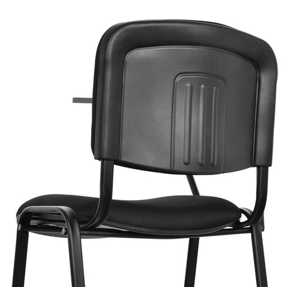 Silla Universitaria Isosceles Tapizada Brazo Fijo 83x46x46 negro