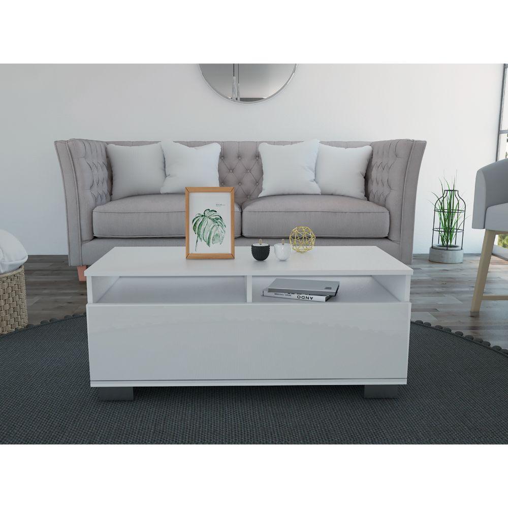 Mesa De Centro Feroni Blanco
