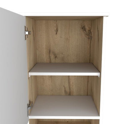 Gabinete Auxiliar De Baño Liss Blanco Duna