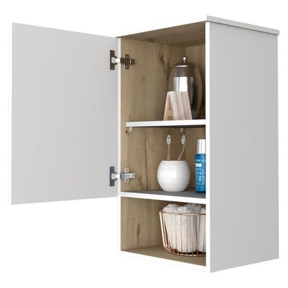 Gabinete Auxiliar De Baño Liss Blanco Duna