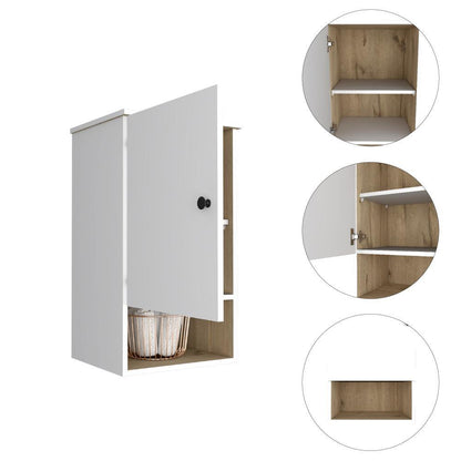 Gabinete Auxiliar De Baño Liss Blanco Duna