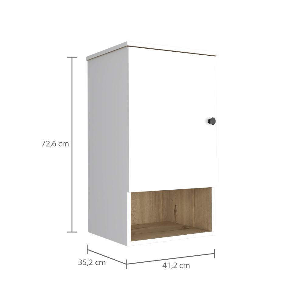 Gabinete Auxiliar De Baño Liss Blanco Duna