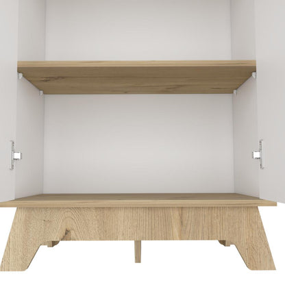 Mueble Microondas Bajo Ulmari   Blanco Duna