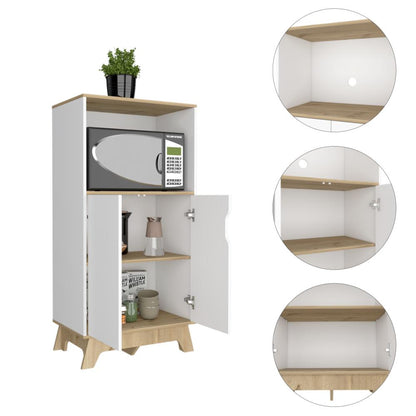 Mueble Microondas Bajo Ulmari   Blanco Duna