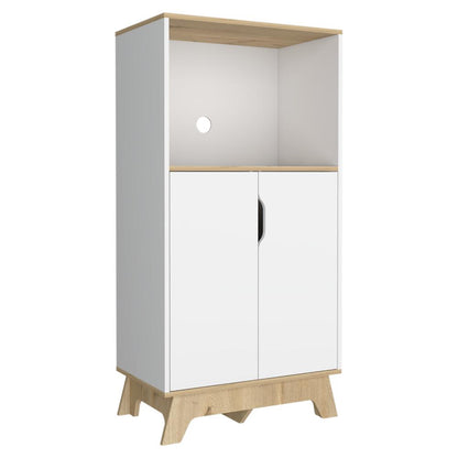 Mueble Microondas Bajo Ulmari   Blanco Duna