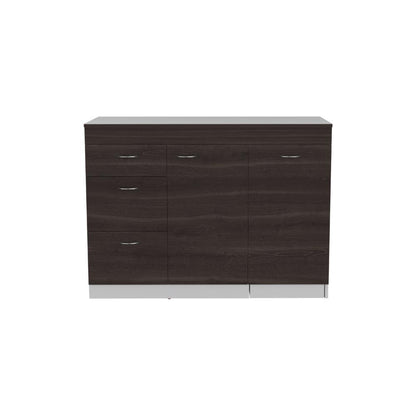 Mueble Inferior Cocina Parix  Blanco Y Milan