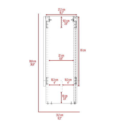 Mesa Plegable Relura  Blanco Macadamia