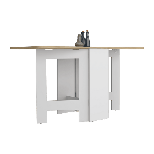 Mesa Plegable Relura  Blanco Macadamia