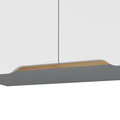 Mueble Superior De Cocina Plannet Blanco Y Macadamia 80 Cm