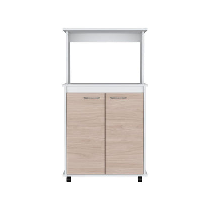 Módulo Microondas Bajo Elkael Blanco  Y Rovere