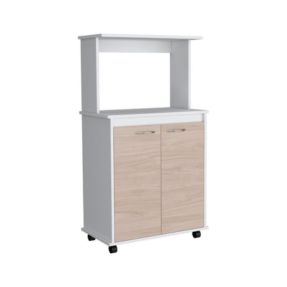 Módulo Microondas Bajo Elkael Blanco  Y Rovere