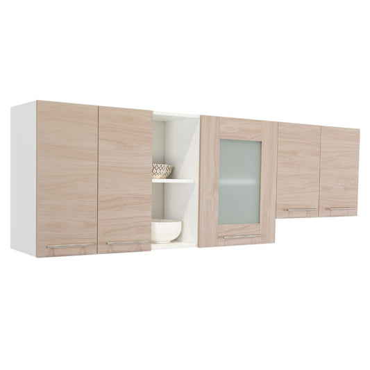 Gabinete Superior Perit Nacar Y Blanco 180 Cm