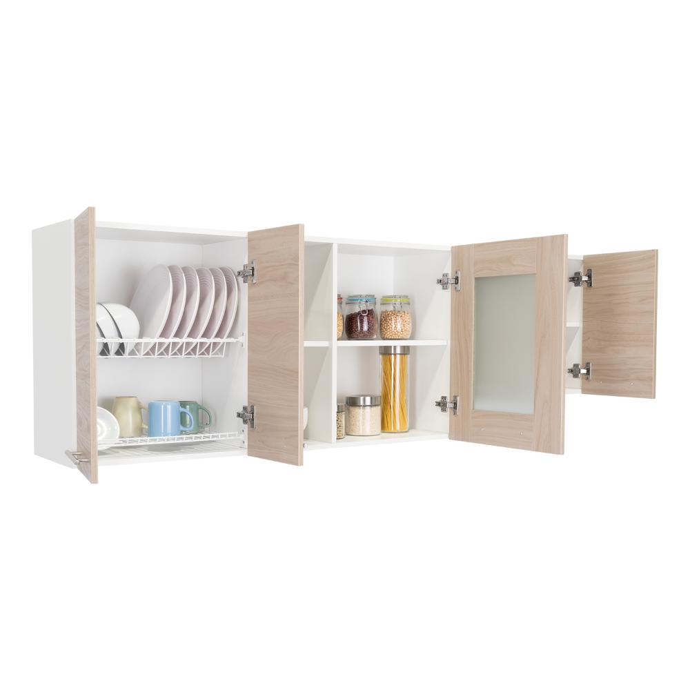 Gabinete Superior Perit Nacar Y Blanco 180 Cm