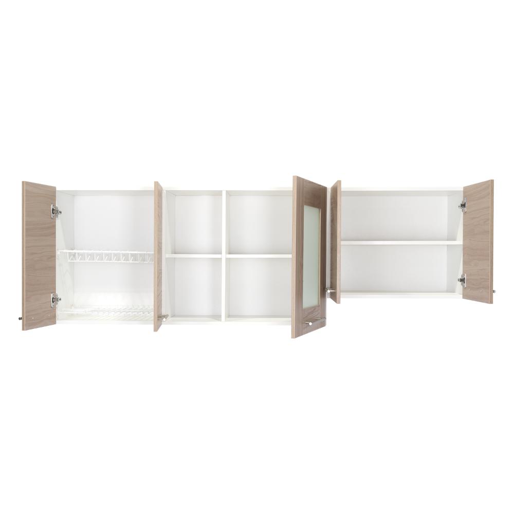 Gabinete Superior Perit Nacar Y Blanco 180 Cm