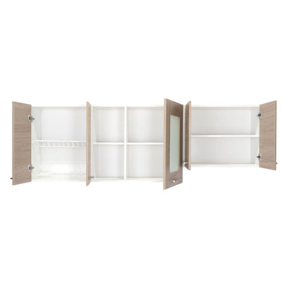 Gabinete Superior Perit Nacar Y Blanco 180 Cm