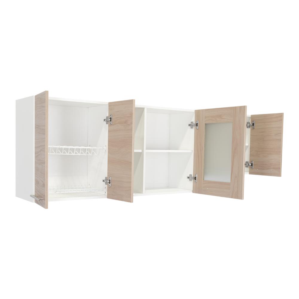 Gabinete Superior Perit Nacar Y Blanco 180 Cm