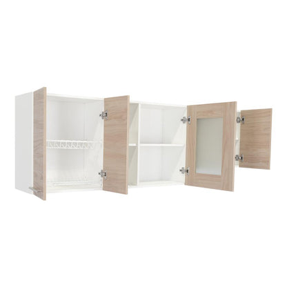 Gabinete Superior Perit Nacar Y Blanco 180 Cm