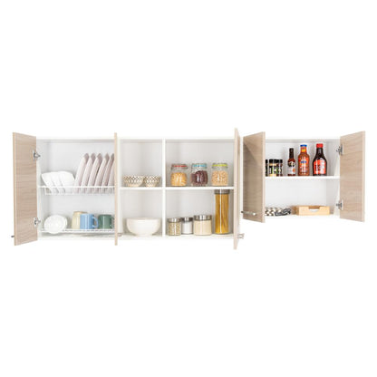 Gabinete Superior Perit Nacar Y Blanco 180 Cm