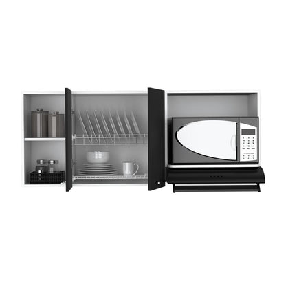 Gabinete Superior De Cocina Jhonny Blanco Y Wengue 150 Cm
