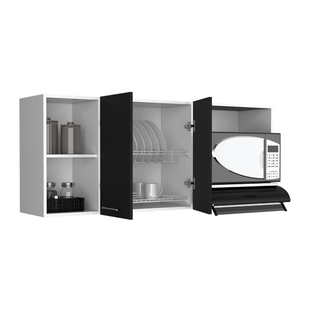 Gabinete Superior De Cocina Jhonny Blanco Y Wengue 150 Cm