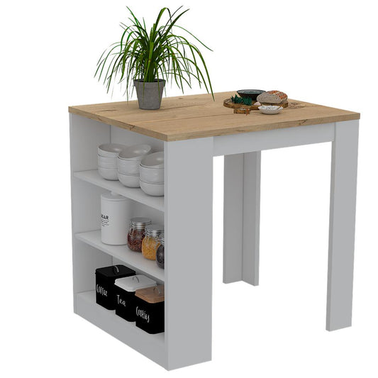 Mesa Auxiliar Melora Blanco Y Duna