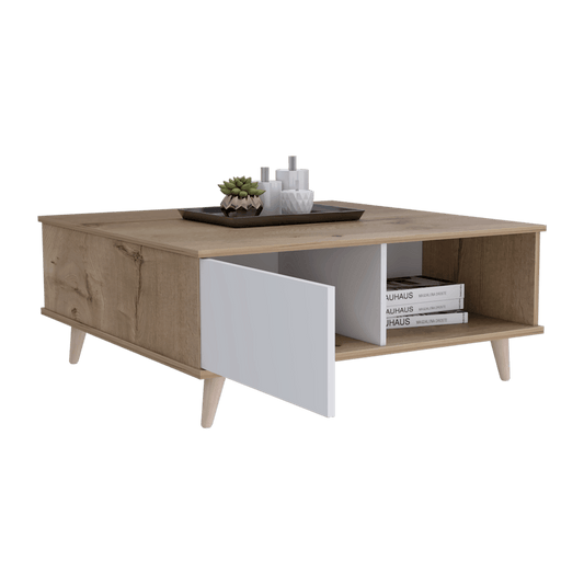 Mesa De Centro Orilán Duna Y Blanco B