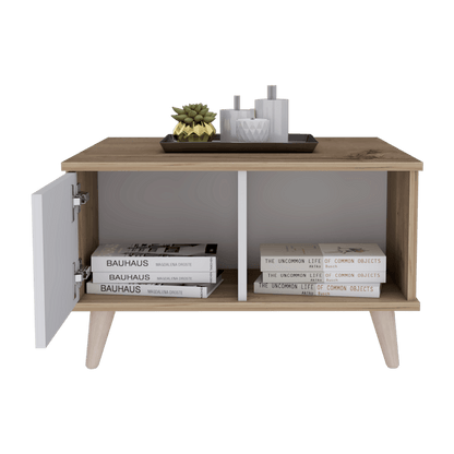 Mesa De Centro Orilán Duna Y Blanco
