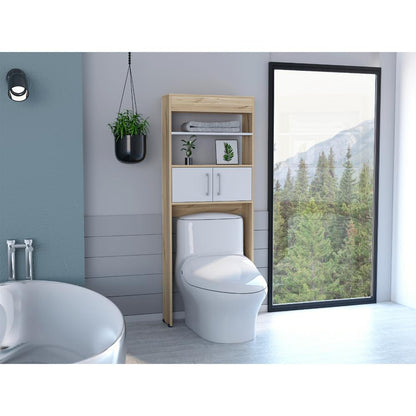 Mueble Optimizador Wc Kaleza Bi Color  Duna Blanco
