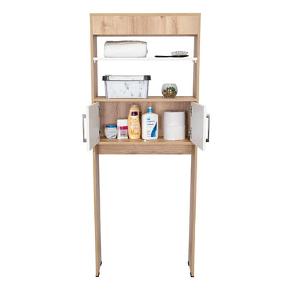 Mueble Optimizador Wc Kaleza Bi Color  Duna Blanco