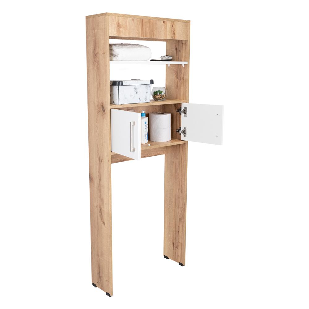 Mueble Optimizador Wc Kaleza Bi Color  Duna Blanco